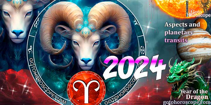 Aries Horoscope 2024: aspects & planetary transits