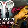 Aries monthly Horoscope for November 2023 
