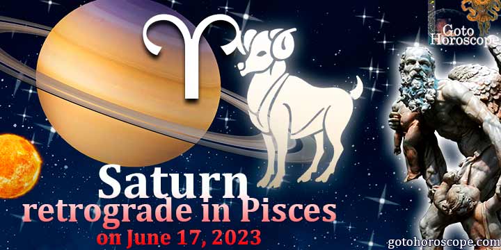 Horoscope Aries Saturn turns retrograde in Pisces
