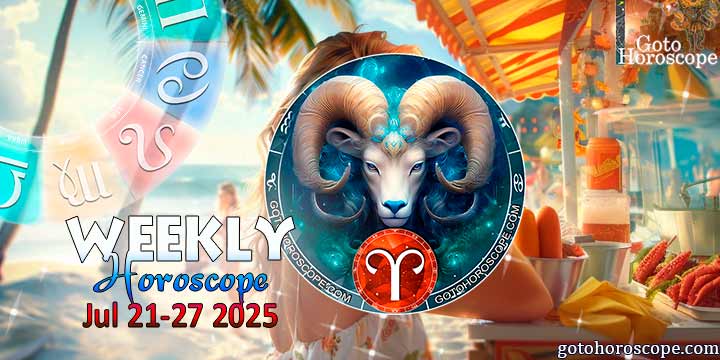Aries week horoscope July 21—27, 2025