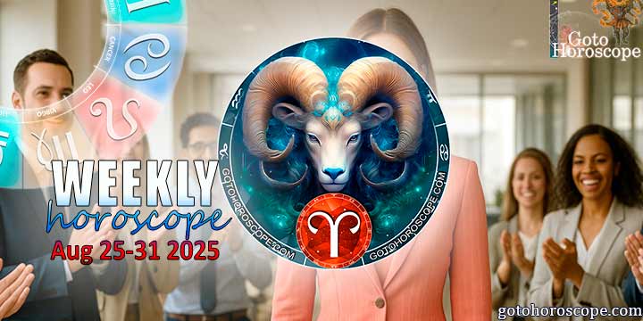 Aries week horoscope August 25—31, 2025