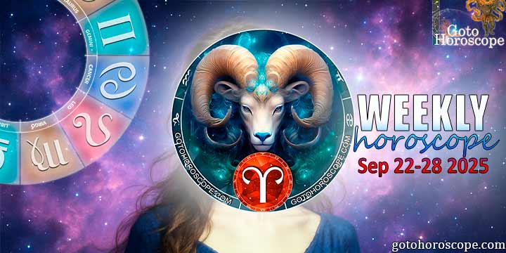 Aries week horoscope September 22—28, 2025