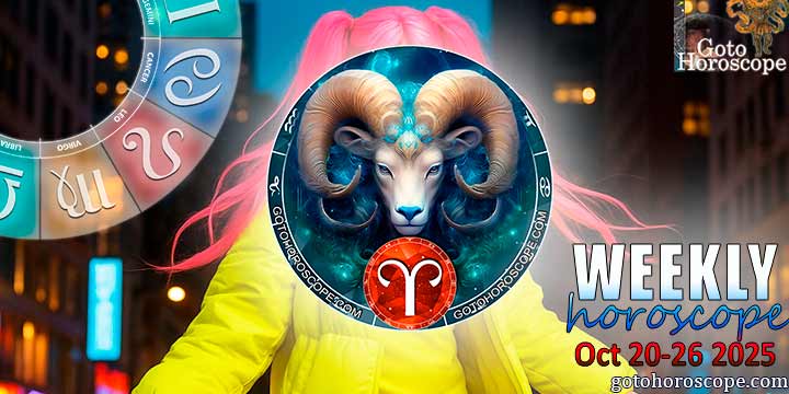 Aries week horoscope October 20—26, 2025