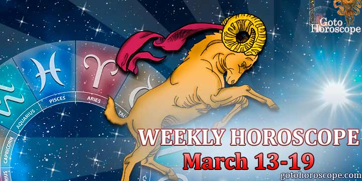 Aries week horoscope March 13—19