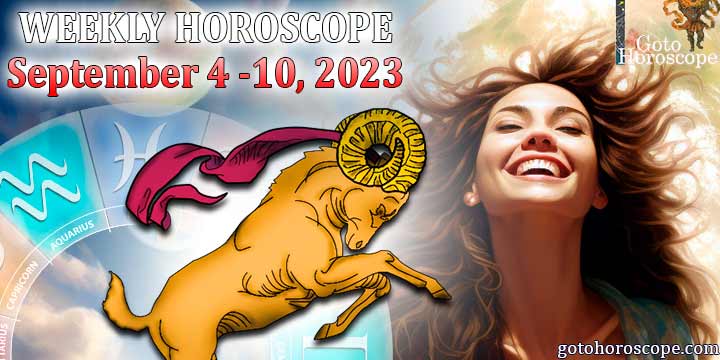 Aries week horoscope September 4—10, 2023