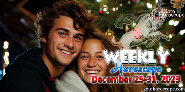 Aries week horoscope December 25—31
