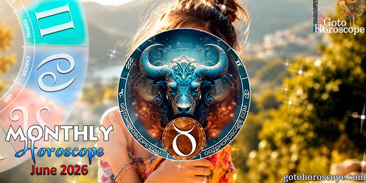 Taurus monthly horoscope June—2026