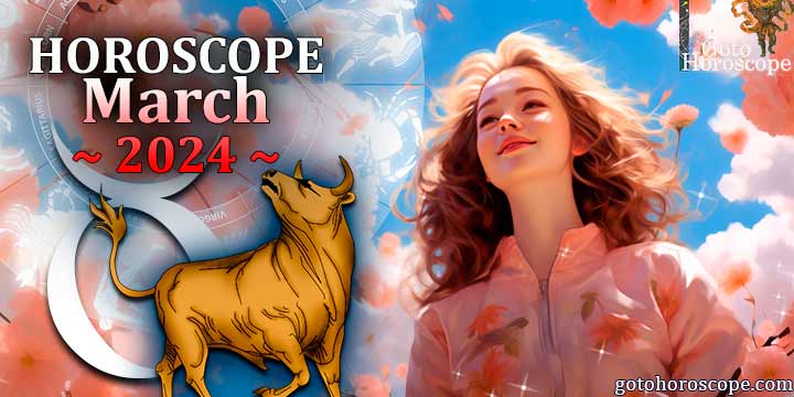 Taurus monthly Horoscope for March 2024 
