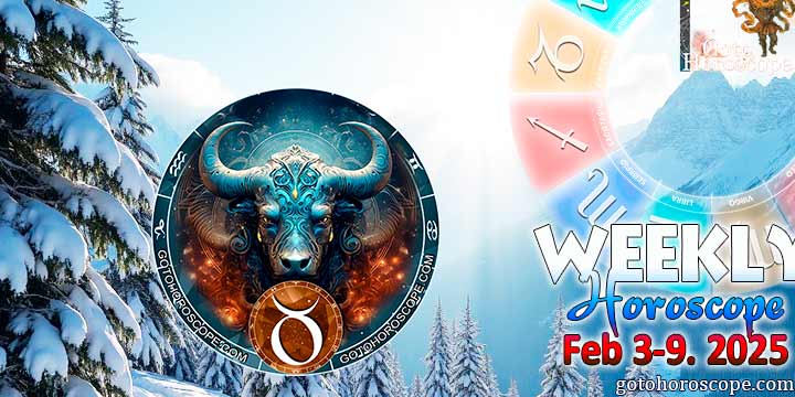 Taurus week horoscope February 3—9, 2025