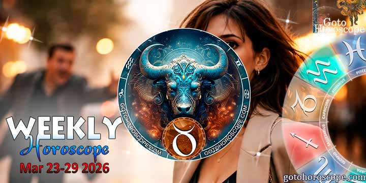 Taurus week horoscope March 23—29, 2026