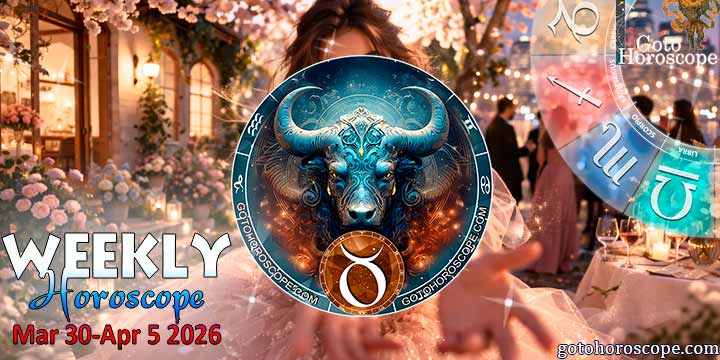 Taurus week horoscope March 30—April 5, 2026