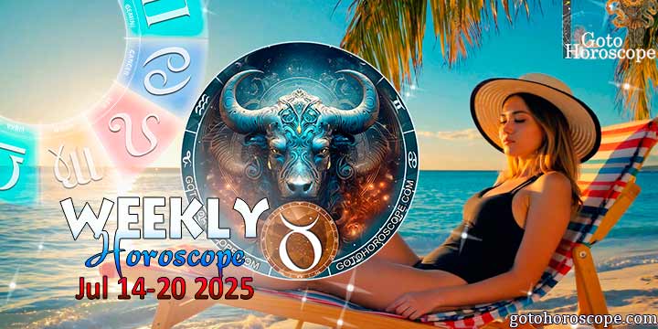 Taurus week horoscope July 14—20, 2025