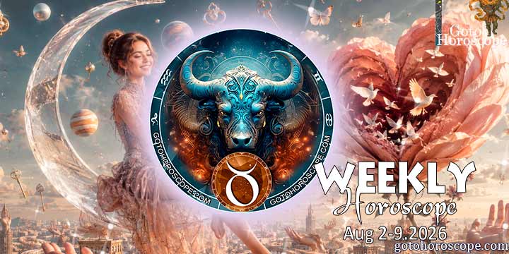 Taurus week horoscope August 2—8, 2026