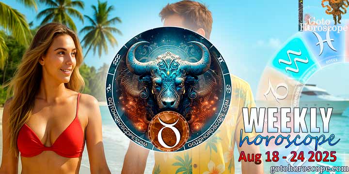 Taurus week horoscope August 18—24, 2025
