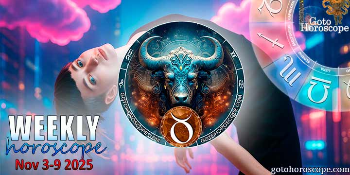 Taurus week horoscope November 3—9, 2025