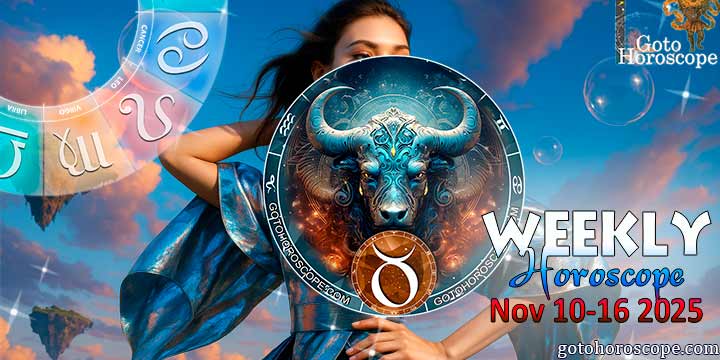 Taurus week horoscope November 10—16, 2025