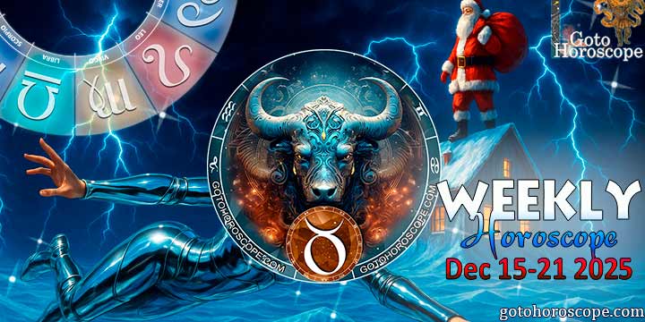 Taurus week horoscope December 15—21, 2025