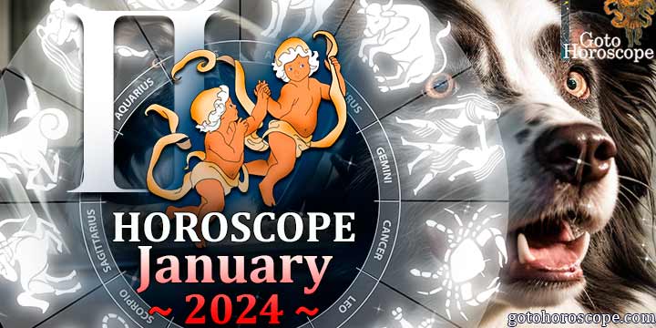 Gemini monthly Horoscope for January 2024 