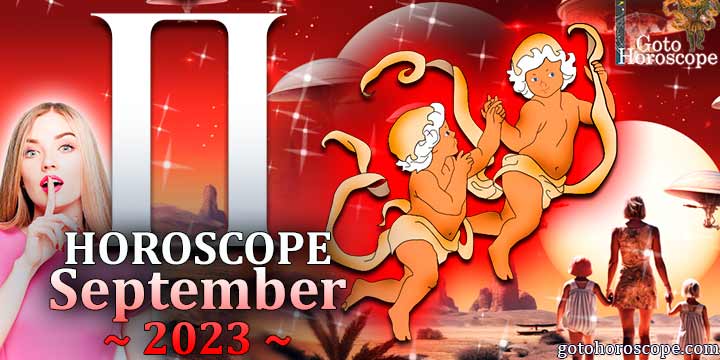 Gemini monthly Horoscope for September 2023