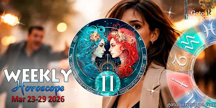 Gemini week horoscope March 23—29, 2026