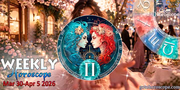 Gemini week horoscope March 30—April 5, 2026