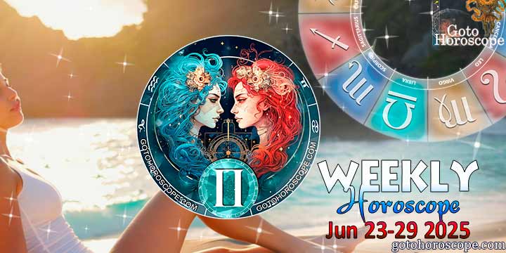 Gemini week horoscope June 23—29, 2025