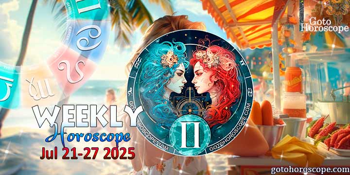Gemini week horoscope July 21—27, 2025