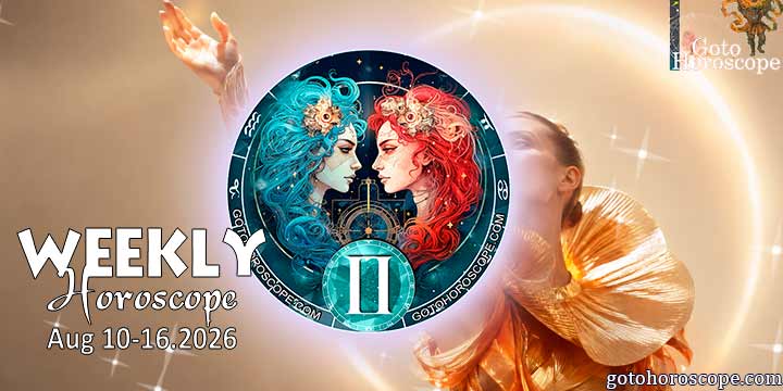 Gemini week horoscope August 10—16, 2026