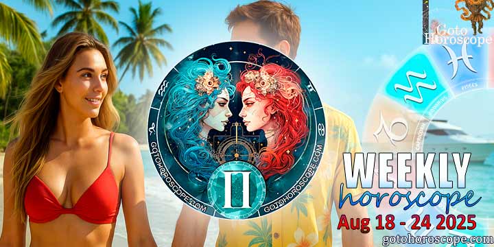 Gemini week horoscope August 18—24, 2025