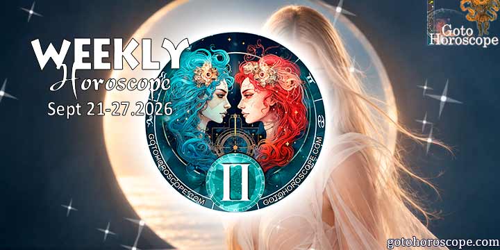 Gemini week horoscope September 21—27, 2026