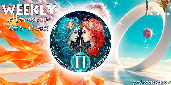 Gemini week horoscope October 5—11, 2026