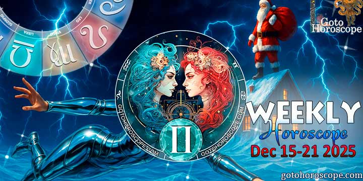 Gemini week horoscope December 15—21, 2025