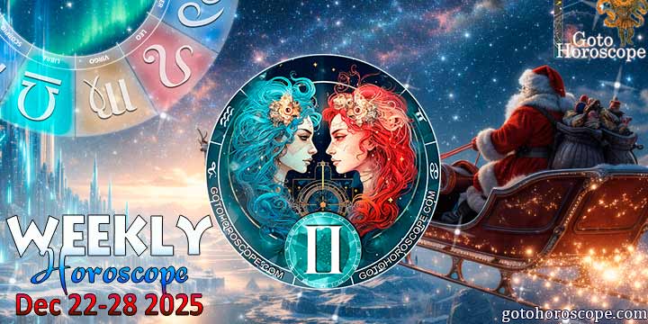 Gemini week horoscope December 22—28, 2025