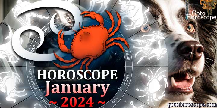 Cancer monthly Horoscope for January 2024 