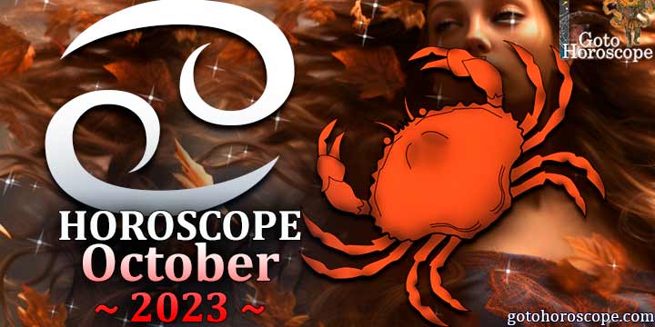 Cancer monthly Horoscope for October 2023 
