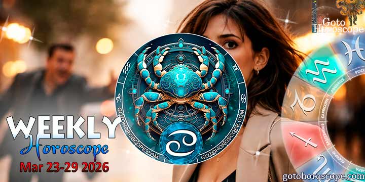 Cancer week horoscope March 23—29, 2026