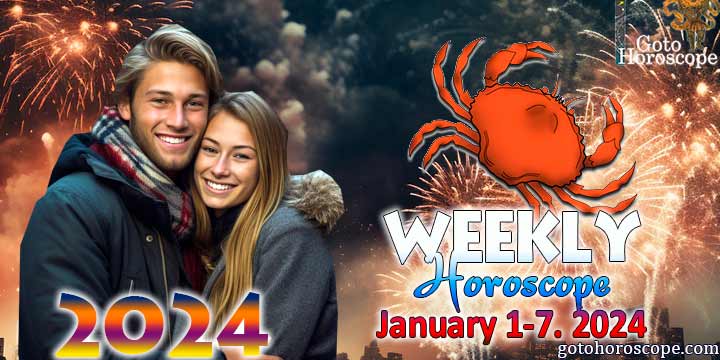 Cancer week horoscope January 1—7. 2024