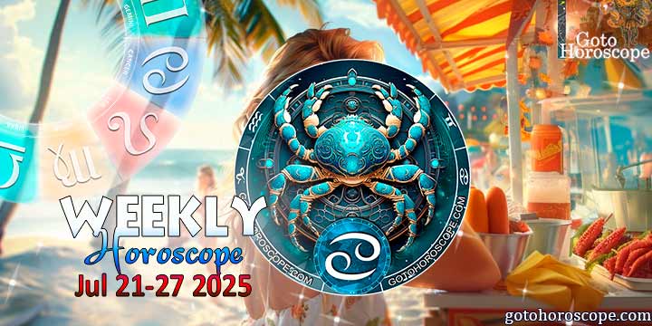 Cancer week horoscope July 21—27, 2025