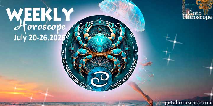 Cancer week horoscope July 20—26, 2026