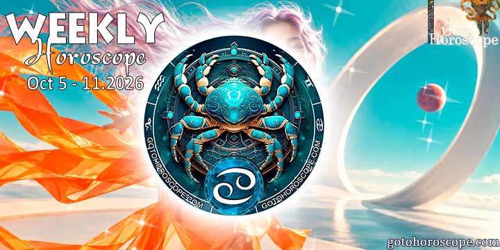 Cancer week horoscope October 5—11, 2026