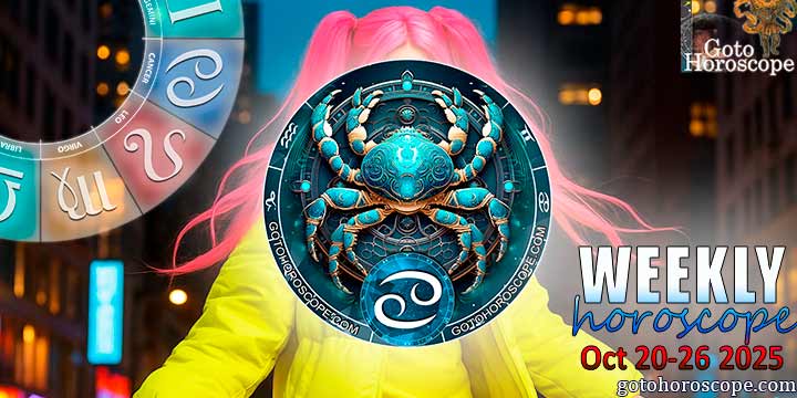 Cancer week horoscope October 20—26, 2025