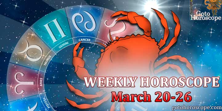 Cancer week horoscope March 20—26 2023