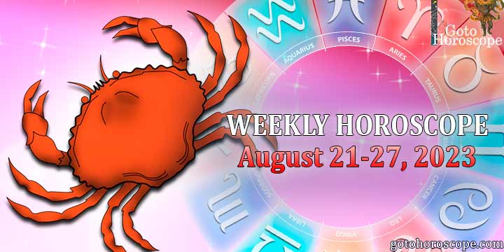Cancer week horoscope August 21—27, 2023