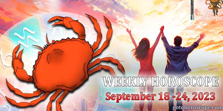 Cancer week horoscope September 18—24, 2024