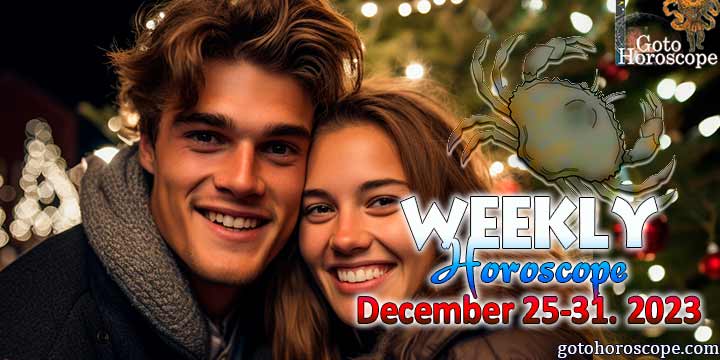 Cancer week horoscope December 25—31