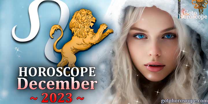 Leo monthly Horoscope for December 2023 