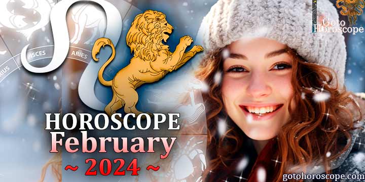 Leo monthly Horoscope for February 2024 