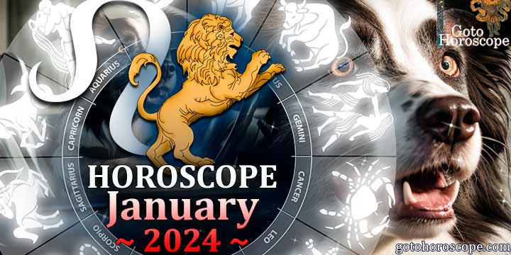 Leo monthly Horoscope for January 2024 