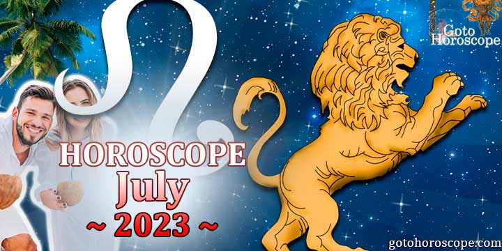 Leo monthly Horoscope for July 2023 