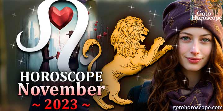 Leo monthly Horoscope for November 2023 